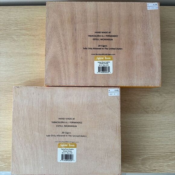 Aging Room Sonata 2 Empty Cigar Boxes - Picture 3 of 5